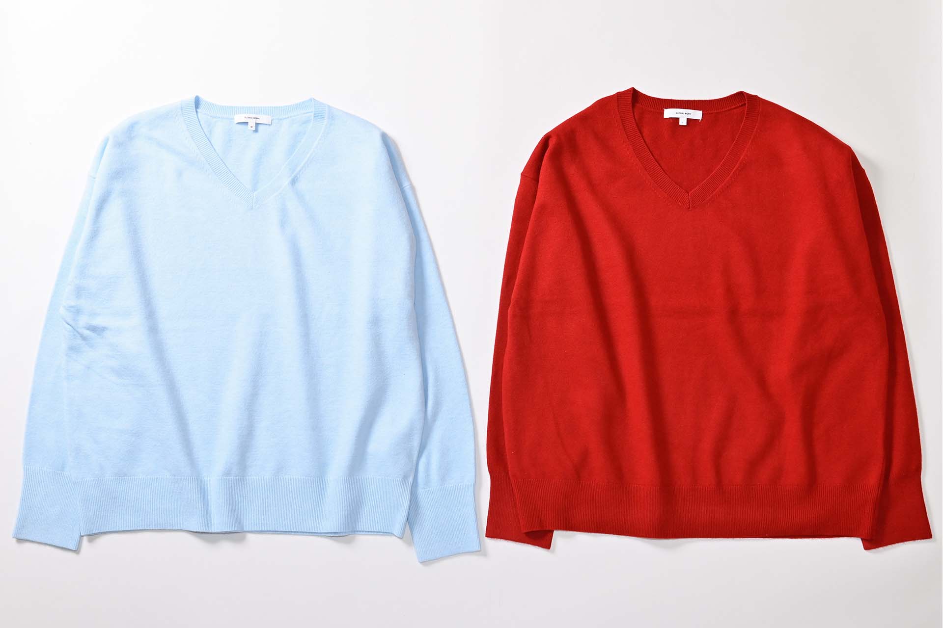 GLOBAL WORKの「Ｖネックプルオーバー」のイメージ画像